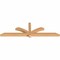 Ekena Millwork Redmond Smooth Timber Gable Bracket, Western Red Cedar, 84"W x 24"H x 3 1/2"D x 3 1/2"F, 7/12 Pitch GBW084X24X0404RED00SWR - alternate 5